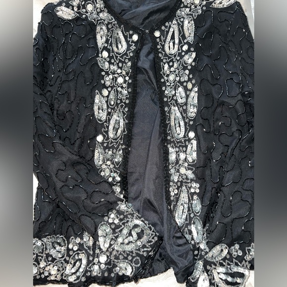 Vintage short bedazzled jacket - Picture 3 of 7